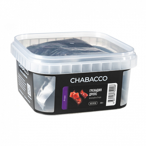 Chabacco Grenadine drops Гренадин Дропс Medium 200г