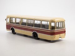 LiAZ-677 beige-burgundy 1:43 Modimio Our Buses #28