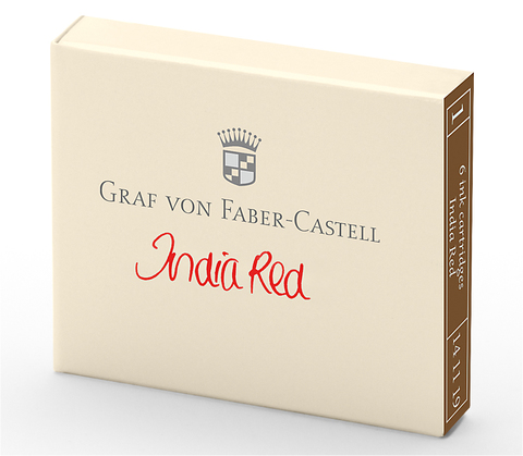 Картриджи с чернилами Graf von Faber-Castell India Red (141119)