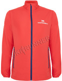 Беговой ветрозащитный костюм Nordski Motion Light Red с прямыми брюками