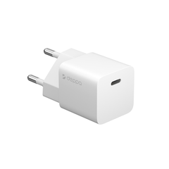 Сетевое зарядное устройство Deppa USB-C, Power Delivery, GaN, 20Вт, белый