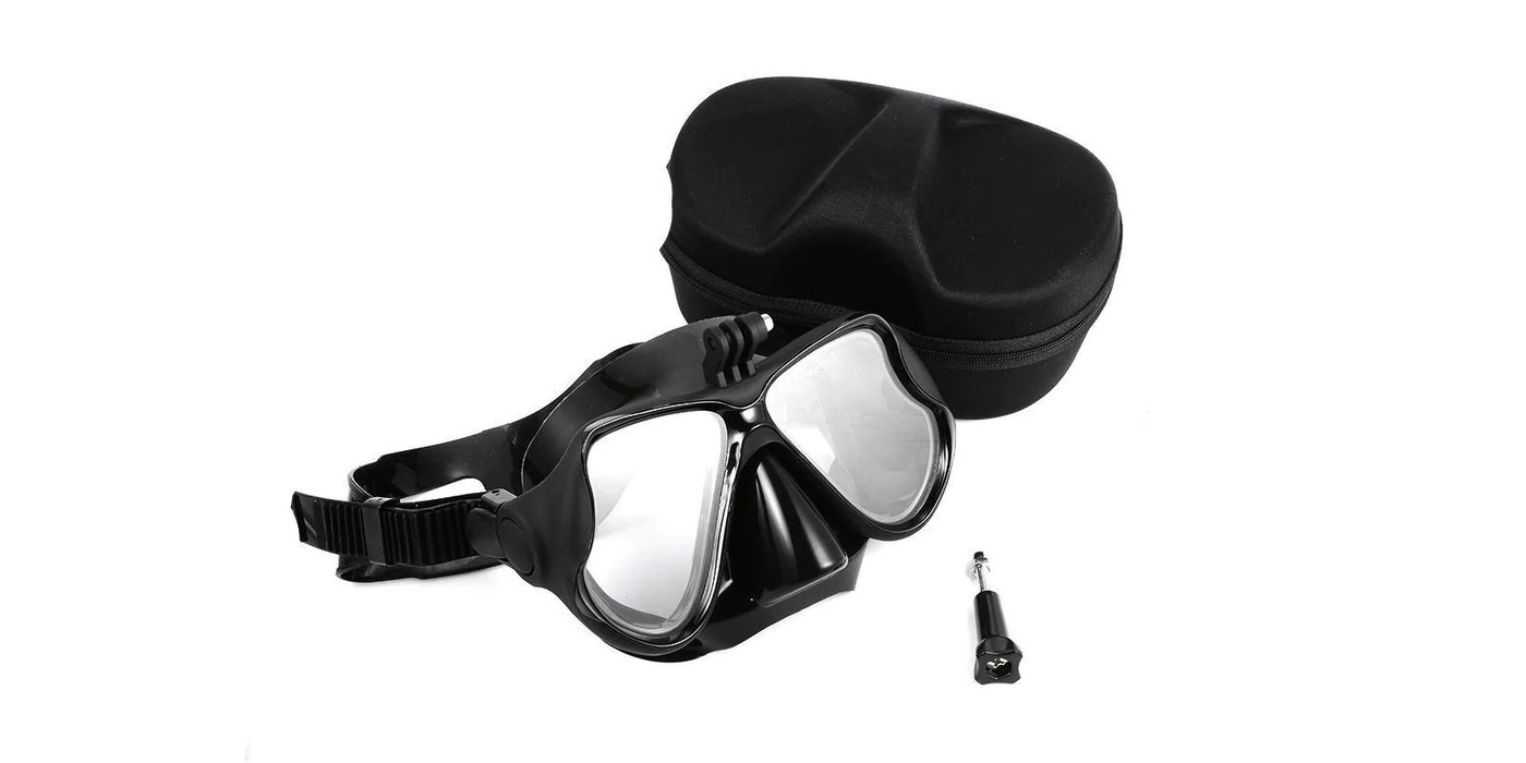 Маска для дайвинга TELESIN Diving Mask для GoPro с чехлом