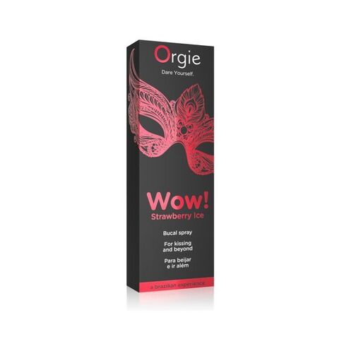 Orgie Wow! Strawberry Ice Bucal Spray, 10ml Стимулирующий спрей для оральных ласк