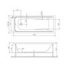 Am.Pm W80A-170-070W-R Like. каркас для ванны A0 170х70 см. шт