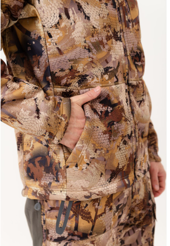 КУРТКА ФЛИСОВАЯ KING HUNTER JACKET CAMO DUCK