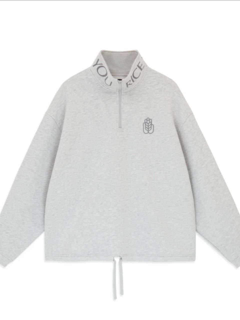 Худи RICE PANASIAN HOODIE FULL-ZIP/MELANGE