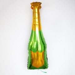 Sale К Фигура  Бутылка шампанского, зеленое-золото, 30