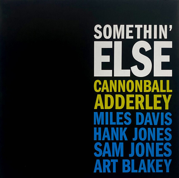 CANNONBALL, ADDERLEY: Somethin Else (Clear Vinyl)