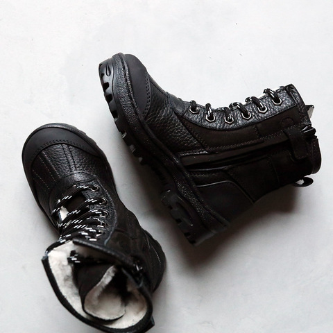 Зимние Ботинки Gallucci Leather Rubber Black