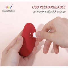 Вибратор Magic Motion NYX, красный