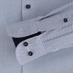 Сорочка мужская Casamoda Modern Fit 334026400-100 с принтом в синей гамме