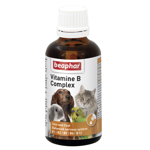 Кормовая добавка Beaphar Vitamine B Complex для всех домашних животных 50 мл