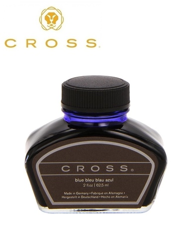 Cross Fountain Pen Bottled Ink, Blue Single 2oz Bottle, (8906S)