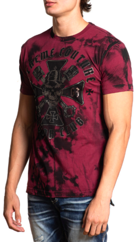 Xtreme Couture | Футболка мужская IRON HORSE X1943 от Affliction левый бок