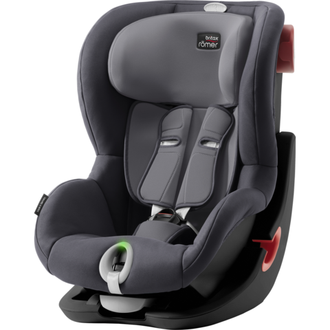 Britax Roemer King II LS, Storm Grey, Black Series