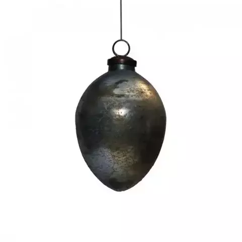 Новогодняя игрушка 13см Roomers Furniture темно-серая