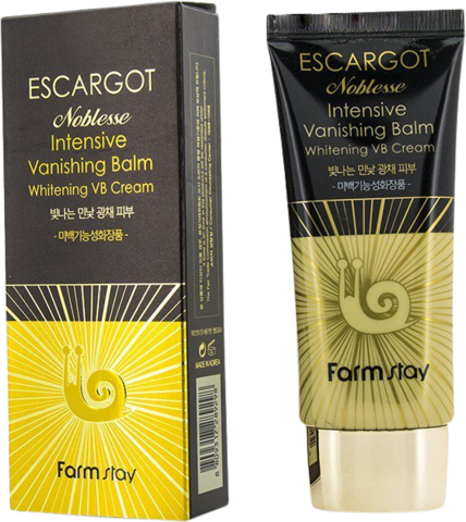 Farmstay Escargot Noblesse Intensive Cream BB крем интенсивно восстанавливающий против морщин с экстрактом королевской улитки