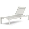 Canutells Алюминиевый шезлонг с белой отделкой