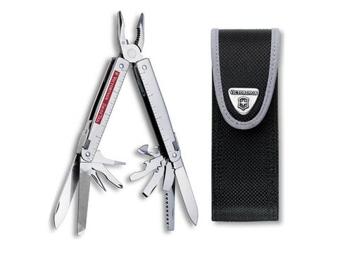 Мультитул Victorinox SwissTool CS Plus, 115 mm, 37 функций, нейлоновый чехол (3.0338.N)