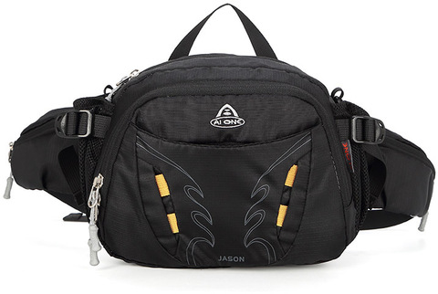 Картинка сумка поясная Ai One 6418 Black - 4