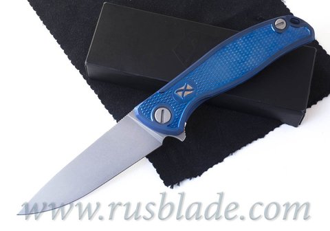 CUSTOM Shirogorov F95 Navy FLAG S30V 