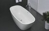 BelBagno BB72-1500-W0 Отдельностоящая, прямоугольная акриловая ванна в комплекте со сливом (донным клапаном) цвета хром, без перелива 1500x760x600