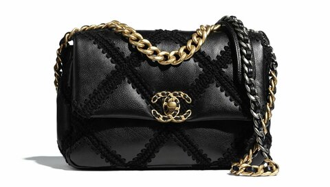 Сумка-конверт Chanel 19 черный