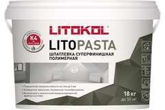 Шпатлевка LITOKOL LITOPASTA суперфинишная полимерная 18 кг