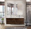 BelBagno ETNA-1200-4C-SO-2-RW ETNA База под раковину подвесная с четырьмя выкатными ящиками для раковины с двумя чашами, Rovere Moro, 1202x462x500, ETNA-1200-4C-SO-2-RW
