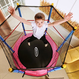 Батут детский DFC SMRKIDS 55" с сеткой, PINK фото №19