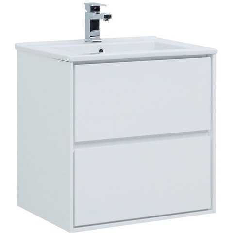 Aquanet 339965 Тумба Милан 65 цв. белый глянец (339965)