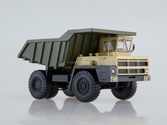 BELAZ-7522 Dump truck late beige-khaki 1:43 Dealer models BELAZ