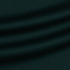 Костюмная чистошерстяная ткань "Super 180's" тёмно-зелёного хвойного цвета