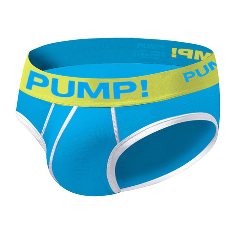 Мужские трусы слипы голубые PUMP! PU5107-17