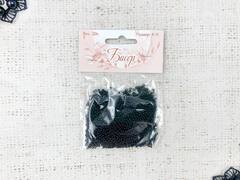 Бисер некалиброванный, 20 гр, размер 12/0, пр-во Китай, чёрный