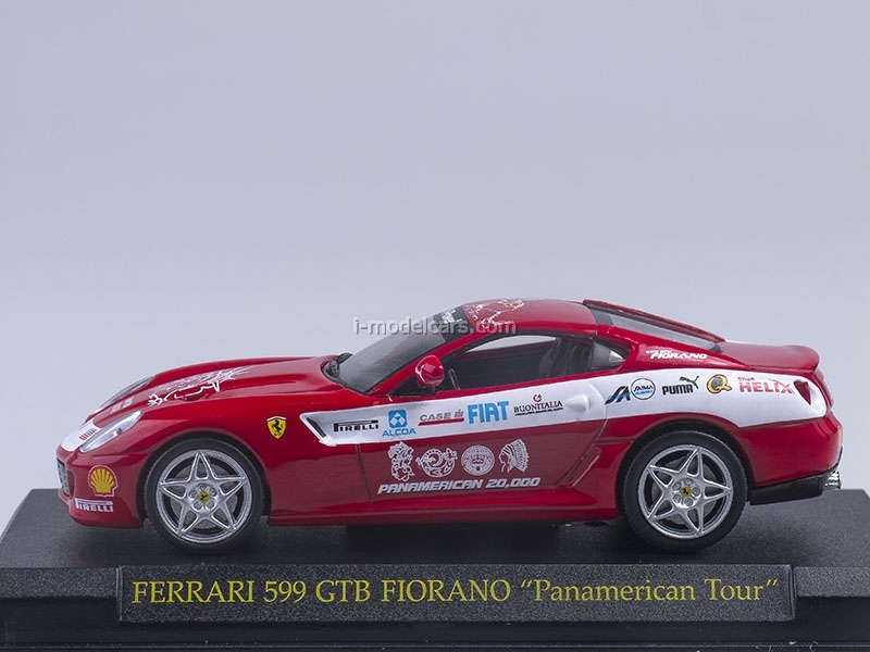 MODEL CARS Ferrari F599 GTB Fiorano Panamerican Tour 2006 red 1:43 