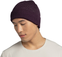 Шапка шерстяная Buff Merino Active Solid Shadow Purple - 2