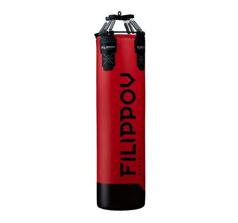 Боксерский мешок FILIPPOV Ø45 200см/45см/93-95кг, красный