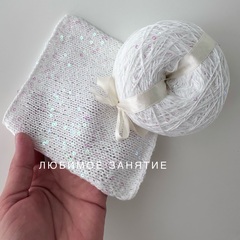 Пайетки на хлопке 3 мм. цвет 155 белая нить, прозрачные розовые пайетки с желтым отливом