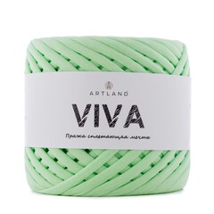 Трикотажная пряжа Viva, 100% х/б, 300 гр, 100 м, салат