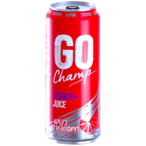 Напиток ЧЕМП Арбуз-Грейпфрута жб 0.43л