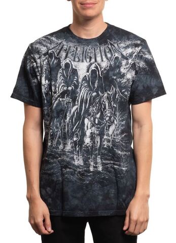 Affliction | Футболка мужская Black Night Tee Doom A27236 перед