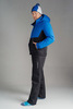 Утеплённый прогулочный лыжный костюм Nordski Montana Premium Blue-Black мужской с лямками