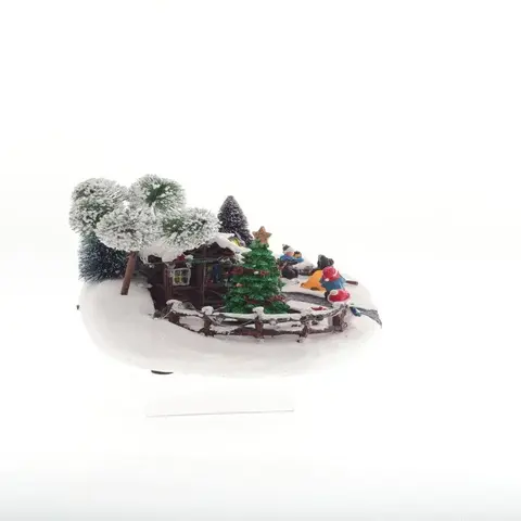 Фигурка декоративная "Рождество" (4 мелодии, подсвет, движ, 3xAA н/п, +USB), L31 W19 H1