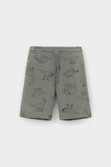 шорты  для мальчика  КР 400793-1/зеленый чай,динозавры к554