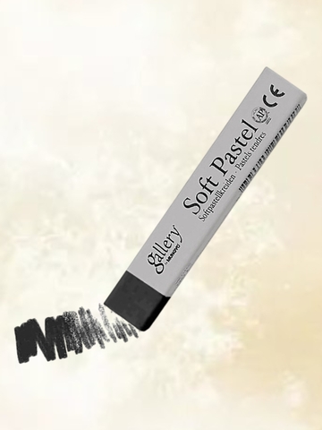 Пастель сухая мягкая профессиональная MUNGYO Gallery №046 черный (3шт)