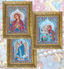 И24а-25а-26а Комплект наборов для вышивания Семейная серия (мал.)