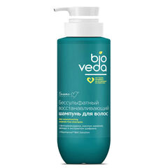 Бессульфатный восстанавливающий шампунь для волос , 400 гр ( Bioveda )
