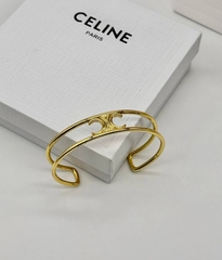 Браслет жёсткий в позолоте CELINE