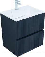 Aquanet 332526 Тумба с раковиной Джейн 60 цв.маренго (раковина Фортуна) (332526) фото